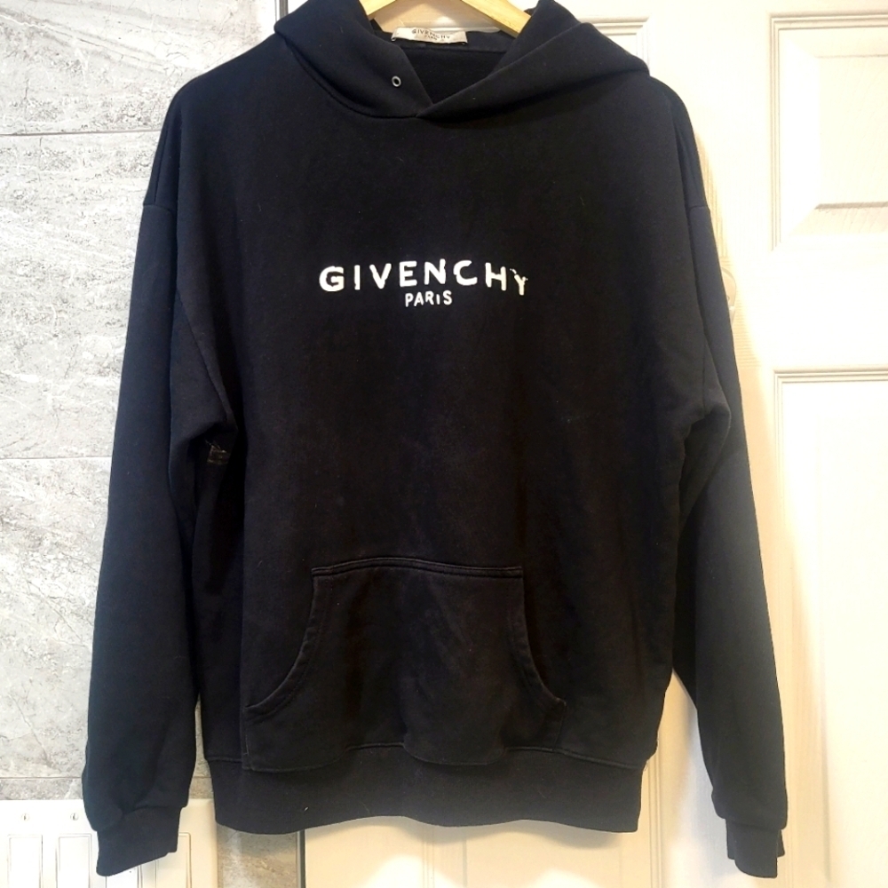 Givenchy logo Black Hoodie - Picture 3 of 7